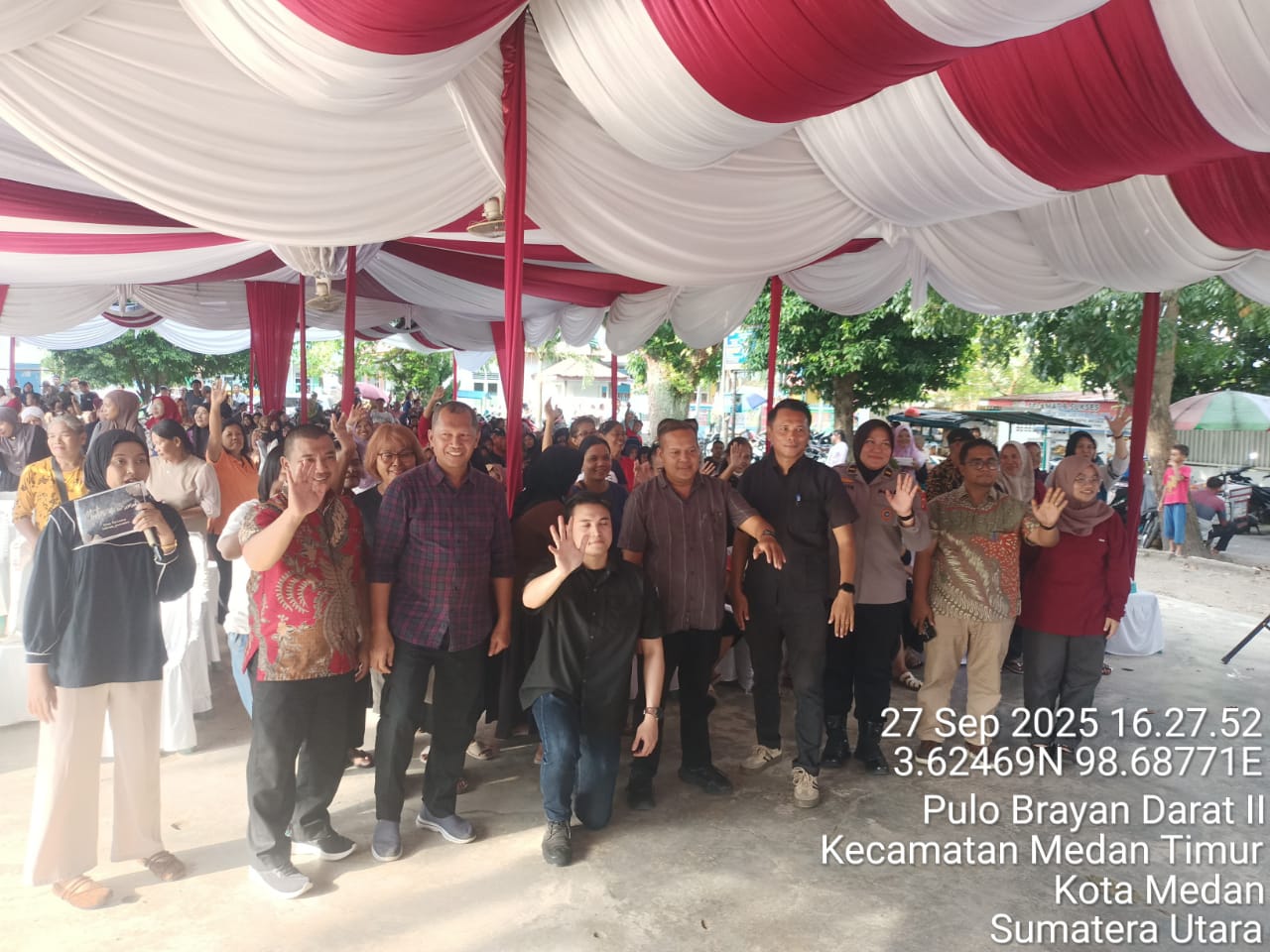 Polsek Medan Timur mengikuti kegiatan Sosialisasi Peraturan Daerah yang dilakukan bersama DPRD dan Pemda ke XI TA 2025